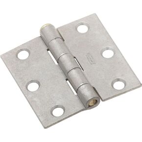 National Hardware N208-827 V504 Removable Pin Broad Hinges in Galvanized, 2 pack,2-1/2 Inch