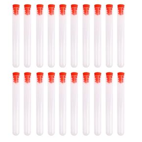 15ml Hard Plastic Test Tube with Cap, 16x150mm,Pack of 20