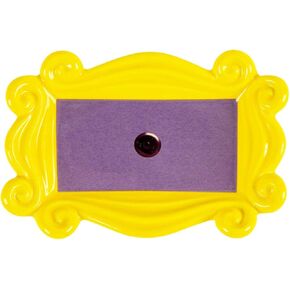 Ukonic Friends TV Show Ceramic Trinket Tray | Authentic Replica Of Monica Geller's Picture Frame Peephole | Decor Accent And Storage Dish For Jewelry, Accessories, Keys, Small Valuables | 4 x 6 Inches