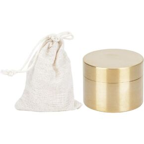 nso Brass Pill Sealed Container Round Shape Dustproof -pro (S) Other Mountain Camping Supplies