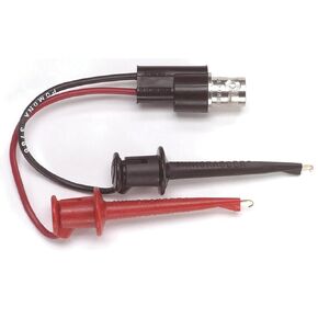 Pomona Electronics Test Clip BNC (Female) to Mini Grabber 5.5 Inch Gold Plated Copper