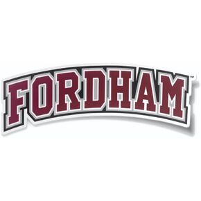 Fordham University Sticker Rams Car Decal Fordham Block Letters Logo Heavy-Duty Weatherproof Officially Licensed NCAA Vinyl for Cars, Bumpers, Windows, Laptops, Water Bottles or Coolers