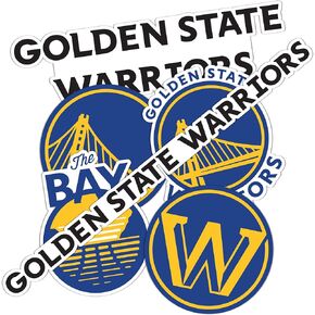 Desert Cactus Golden State Warriors NBA Officially Licensed Sticker Vinyl Decal Laptop Water Bottle Car Scrapbook (Type 2)