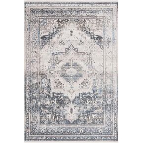 SAFAVIEH Persian Collection Runner Rug - 2'2" x 12', Ivory & Blue, Oriental Distressed Design, Non-Shedding & Easy Care, Ideal for High Traffic Areas in Living Room, Bedroom (VTP438M)