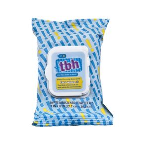 TBH Kids Gentle Face Wipes for Kids, Preteens, and Teens with Sensitive Dry Oily Skin - Gentle Facial Cleanser and Hydrating Facewash For Girls and Boys Sulfate Free, Paraben Free- 60 individual wipes