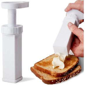 Max Space Butter Mill Butter Dispenser - Twist for Fresh Ribbons of Butter from Butter Sticks, Keeps Butter Fresher Longer, Spreads Easily, Made in USA