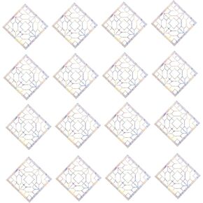FD06918577 18pcs Bird Window Strike Prevention Window Stickers for Birds - Window Clings and Decals to Prevent Bird Strikes Anti Collision Removable Reusable for Rainbow Windows Strikes