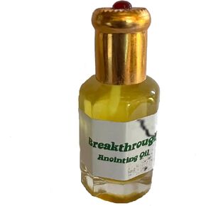 Breakthrough Prayer Anointing Oil 1/3 oz with Gold Cap