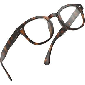 grinderPUNCH Classic Reading Glasses for Women and Men Stylish Lightweight Readers Round Readers for Women and Men