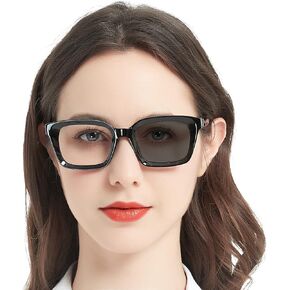 MARE AZZURO Photochromic Reading Glasses Women Blue Light Blocking Oversized Readers 1.0 1.5 2.0 2.5 3.0 3.5 4.0