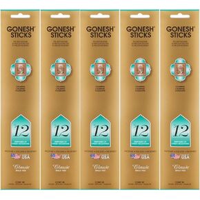 Gonesh Incense Sticks Extra Rich Collection - Number #12-5 Packs (100 Total)