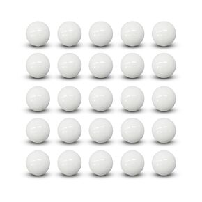 25 PCS 2.5mm/0.1" Ceramic Bearing Ball ZrO2 Zirconium Oxide Solid Ball G5 Precision Ball