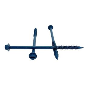 3/16 x 3-3/4" Hex Head Concrete Screw Anchor. 100 Pieces with Drill Bit (Miami-Dade Compliant) (3/16 x 3-3/4)