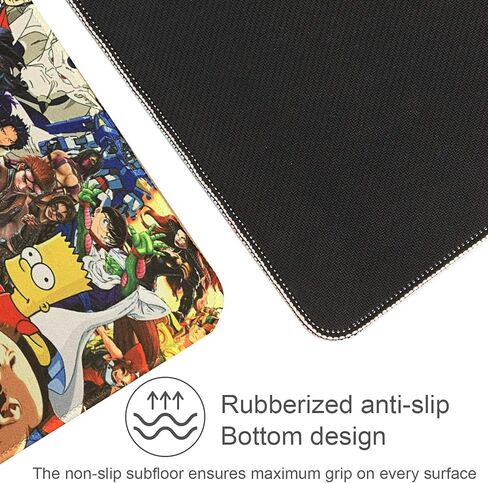 Large Gaming Mouse Pad, Extended XXL Desk Pad & Non-Slip Rubber Mat for Mice and Keyboard with Stitched Edges in Kuwait