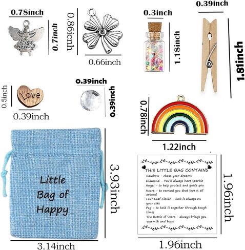 Happy bag with Card gift bag Thoughtful keepsake for friends family Classmates and Lovers Positive gifts (Pink) in Saudi Arabia