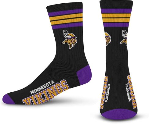 FBF - NFL Black Deuce Team Logo Youth Size Kids Crew Socks Approx. 4-8 years old in Saudi Arabia