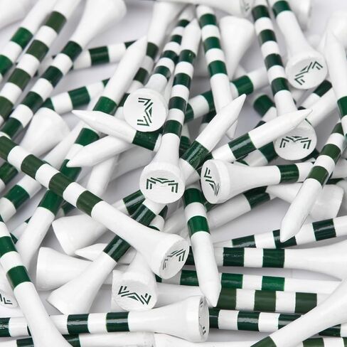 Professional Bamboo Golf Tees 2 3/4 & 3 1/4 Inch | Pack of 50 Golf Tees,Reduce Friction & Side Spin in Saudi Arabia