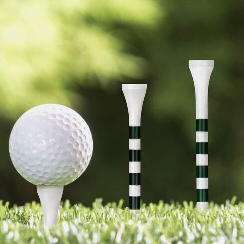 Professional Bamboo Golf Tees 2 3/4 & 3 1/4 Inch | Pack of 50 Golf Tees,Reduce Friction & Side Spin in Saudi Arabia