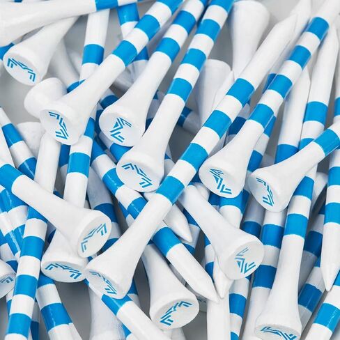 Professional Bamboo Golf Tees 2 3/4 & 3 1/4 Inch | Pack of 50 Golf Tees,Reduce Friction & Side Spin in Saudi Arabia