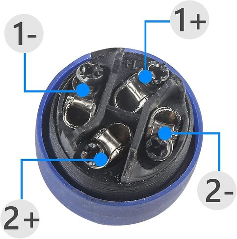 MAD OWL 4Pack Speakon Connector, Suitable for Nl4fx Speakon Plug Connectors Speakon Cables, 4 Pin Female to Nl4fc Male Converter Nl2fx Plug 4 Pole for Speakers Powercon Twist Lock in Kuwait