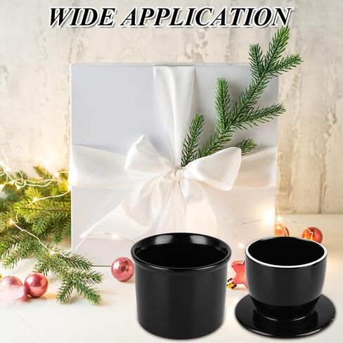 Black Butter Crock with Lid, Ceramic French Butter Keeper for Fresh Spreadable Butter, Butter Dish with Lid for Countertop in Saudi Arabia