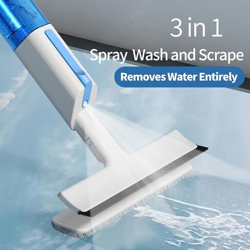 3 in 1 Window Squeegee Cleaner Tool for Shower Glass with Spray, Window Cleaning Squeegee Kit, Window Washing Equipment for Outdoor, Car Window Glass Cleaner in Saudi Arabia