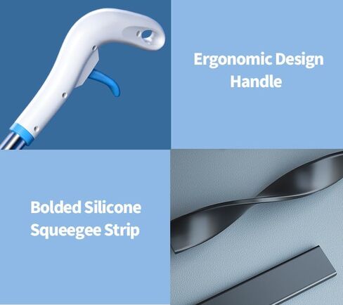 3 in 1 Window Squeegee Cleaner Tool for Shower Glass with Spray, Window Cleaning Squeegee Kit, Window Washing Equipment for Outdoor, Car Window Glass Cleaner in Saudi Arabia