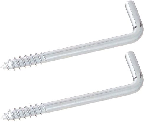 العلامات التجارية الوطنية MFG/SPECTRUM HHI N120-287 Sq BND خطاف لولبي 3-1/16، عبوة من 1، فضي in Saudi Arabia