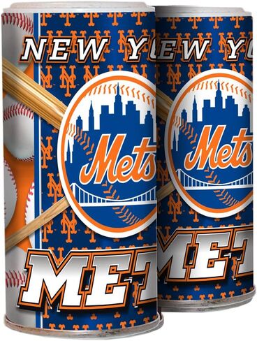 Brax MLB New York Mets شاكر الملح والفلفل القابل لإعادة الملء، أزرق in Saudi Arabia
