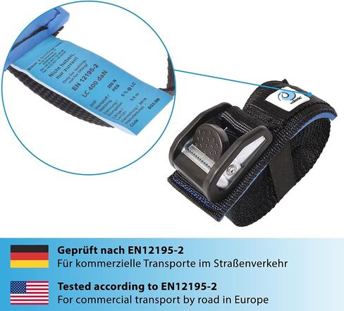 valonic ORCA - cam Straps Heavy Duty - 3500 lbs, Padded, cam Buckle, 20 ft x 1.3 in, 2 Pack - roof Straps for Kayak or Surfboard roof Rack - Black, with Protection pad in Saudi Arabia