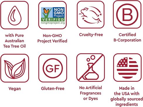 معجون أسنان تبييض الأسنان بزيت شجرة الشاي من Desert Essence، حجم مناسب للسفر، 1 أونصة - خالي من الفلورايد، خالي من الغلوتين، نباتي، غير معدّل وراثيًا - مع ألياف جذع الخيزران، صودا الخبز، زيت شجرة الشاي لتبييض الأسنان والنفس المنعش in Kuwait