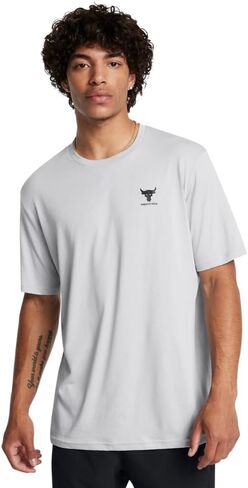 Under Armour Mens Project Rock Simple Branded Short Sleeve T Shirt in Saudi Arabia