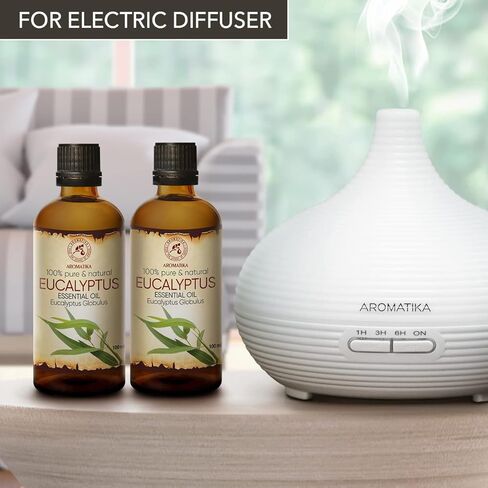 زيت الأوكالبتوس العطري 1.7 أونصة سائلة - الأوكالبتوس جلوبولوس - 100% نقي من الأوكالبتوس EO لغرف منعشة - عطور منزلية - علاج عطري - ناشر - مصابيح عطرية - صناعة الشموع - زيوت معطرة in Kuwait