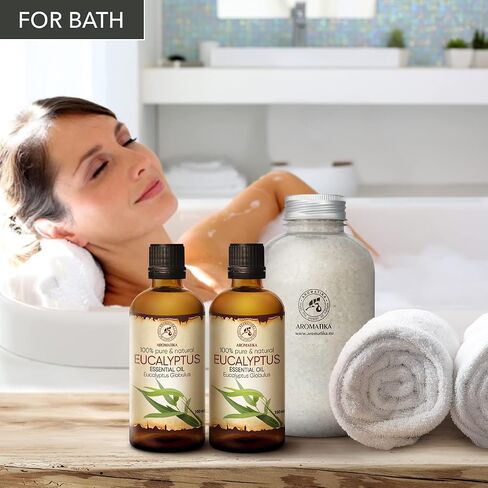 زيت الأوكالبتوس العطري 1.7 أونصة سائلة - الأوكالبتوس جلوبولوس - 100% نقي من الأوكالبتوس EO لغرف منعشة - عطور منزلية - علاج عطري - ناشر - مصابيح عطرية - صناعة الشموع - زيوت معطرة in Kuwait