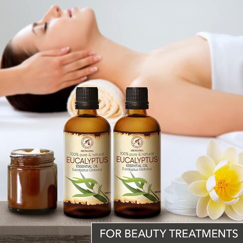 زيت الأوكالبتوس العطري 1.7 أونصة سائلة - الأوكالبتوس جلوبولوس - 100% نقي من الأوكالبتوس EO لغرف منعشة - عطور منزلية - علاج عطري - ناشر - مصابيح عطرية - صناعة الشموع - زيوت معطرة in Kuwait