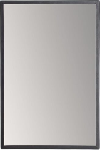 ديكور الموئل مرآة مستطيلة سوداء مقاس 60.96 سم × 40.64 سم من Evri in Kuwait