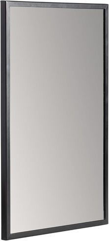 ديكور الموئل مرآة مستطيلة سوداء مقاس 60.96 سم × 40.64 سم من Evri in Kuwait