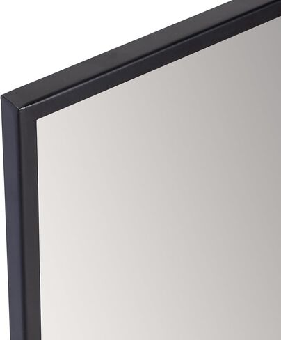 ديكور الموئل مرآة مستطيلة سوداء مقاس 60.96 سم × 40.64 سم من Evri in Kuwait