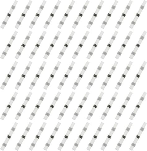 50 قطعة أبيض AWG26-24 مقاوم للماء سلك ملحوم موصل الحرارة يتقلص لحام ختم سلك موصل للدراجات النارية البحرية مركبة المنزل والمشاريع العلمية in Saudi Arabia
