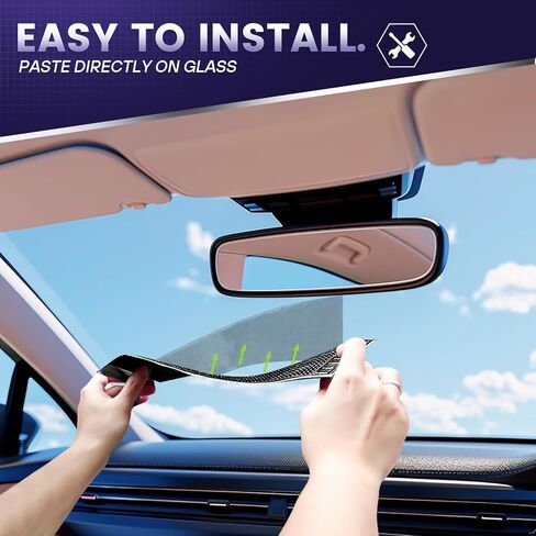 Fgnztg Bright Mini LED Light Signs for Car, 7''x3'' Flexible LED Car Sign, Programmable Bluetooth APP Control Custom Text Pattern Animation Scrolling LED Display for Car Windshield Store in Saudi Arabia