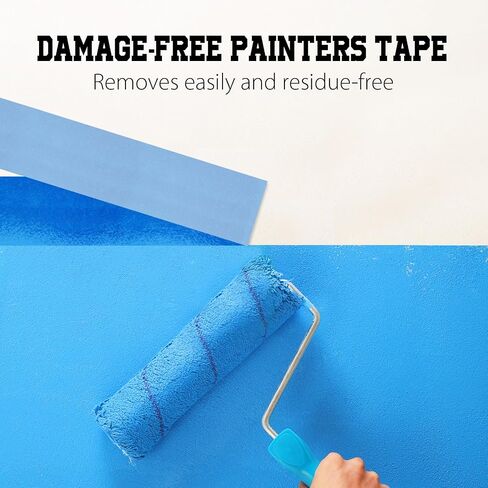 Blue Painters Tape 3 in Width and 60 yd Length, Super Sticky via No Residual or Remainings, Multi-Surface, Easy Removal, Masking Tape Painters' Choice, 1-Pack in Saudi Arabia
