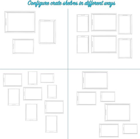 Wallniture المطبخ تخزين النبيذ الرف سلة خشبية سلة الجوز مجموعة من 3 in Kuwait