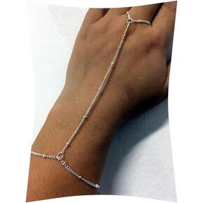 Simple Ring Bracelet Hand Chain for Women Girls Jewelry Pretty Dainty 2023300