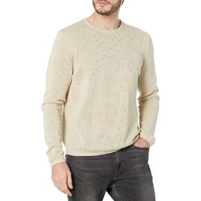 John Varvatos Men's Piers Long Sleeve Crew Sweater in Kuwait