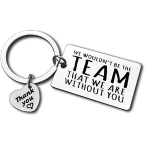 Boss Coach Keychain Appreciation Gift Team Leader Thank You Keychain Appreciation Jewelry for Supervisor Mentor Manager Coach Retirement Gift Going Away Gift for Team Mom Soccer Baseball Sport Leader