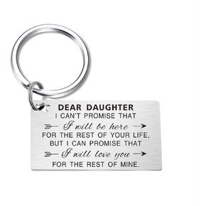 Daughter Gifts, Daughter Keychain, Daughter Keepsake Present