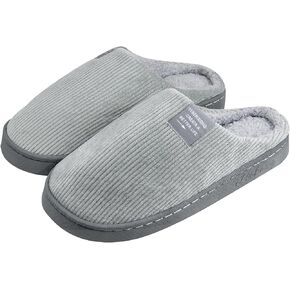 Women Men Plush Soft Slippers Winter Warm Slip On House Shoes Anti-Skid Indoor Outdoor