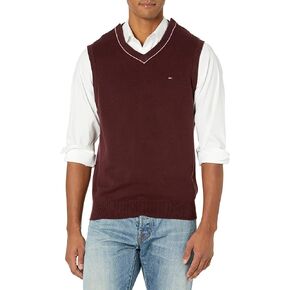 Tommy Hilfiger Men's Adaptive Sweater Vest with Velcro Brand Closure at Shoulders in Saudi Arabia