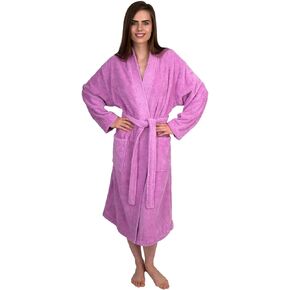 TowelSelections Women's Robe Organic Cotton Terry Kimono Bathrobe Made in Turkey