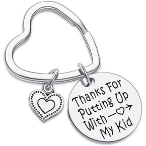 7RVZM Babysitter Keychain Daycare Teacher Jewelry Caregiver Gift Daycare Teacher Farewell Jewelry